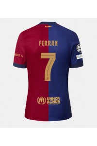 Barcelona Ferran Torres #7 Voetbaltruitje Thuis tenue 2024-25 Korte Mouw